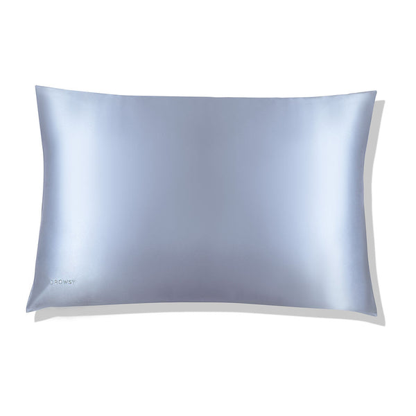 Midnight Blue Silk Pillowcase for Luxurious Deep Sleep – Drowsy