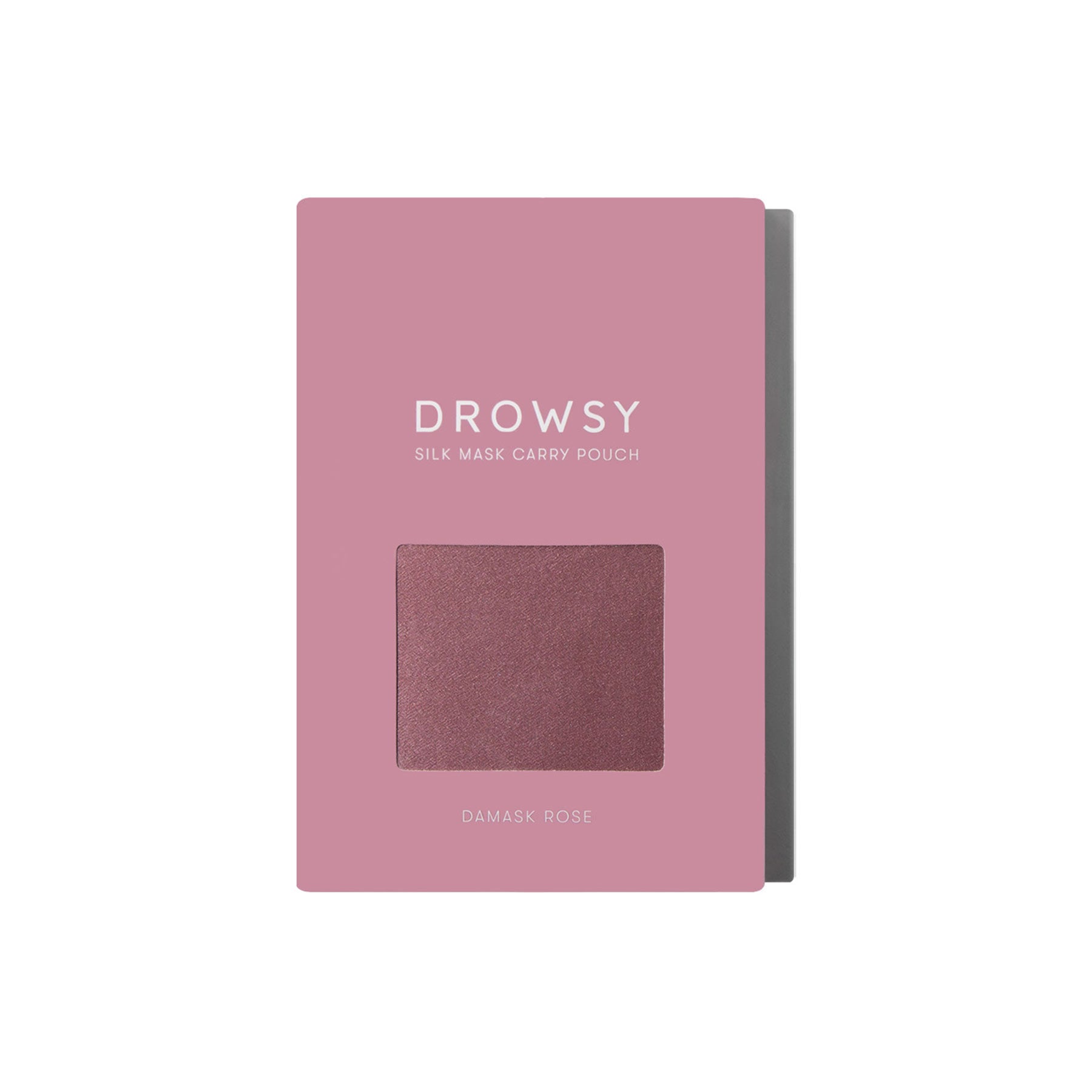 Drowsy Sleep Co. Rose silk carry pouch box for silk sleep mask