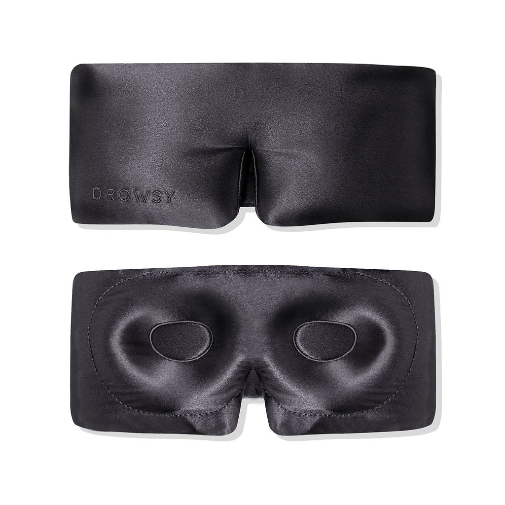 Moonlight Shadow Silk Contoured Eye cup mask for protecting eyelashes while you sleep