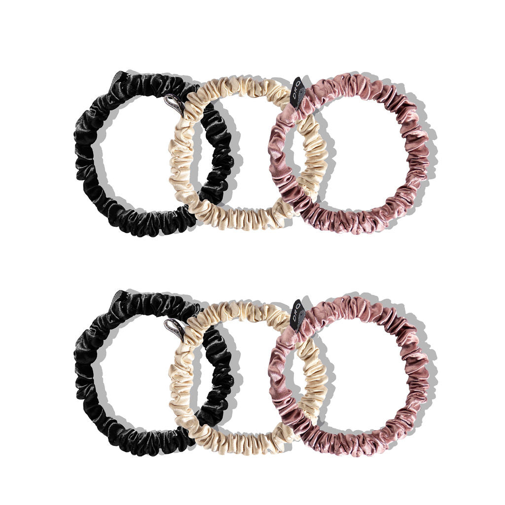 Drowsy Rose, Dusty, Black 2 Bracelet Scrunchies.jpg__PID:de408bfb-ff97-4047-9851-e70f34626590