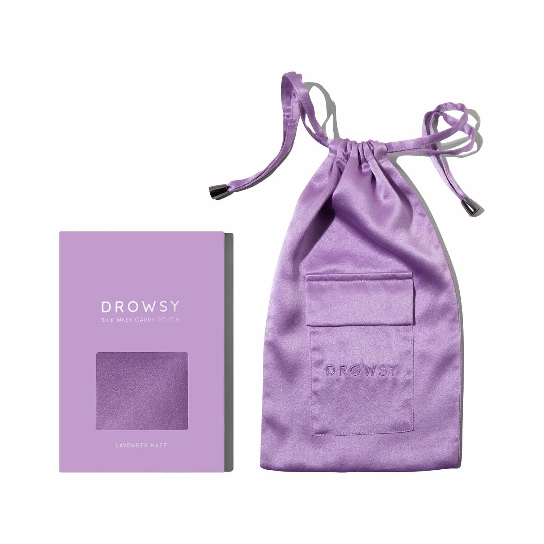 ☁LAY☁ シュシュ&マスクカバー Lavender Haze Silk Carry Pouch: Chic and Practical