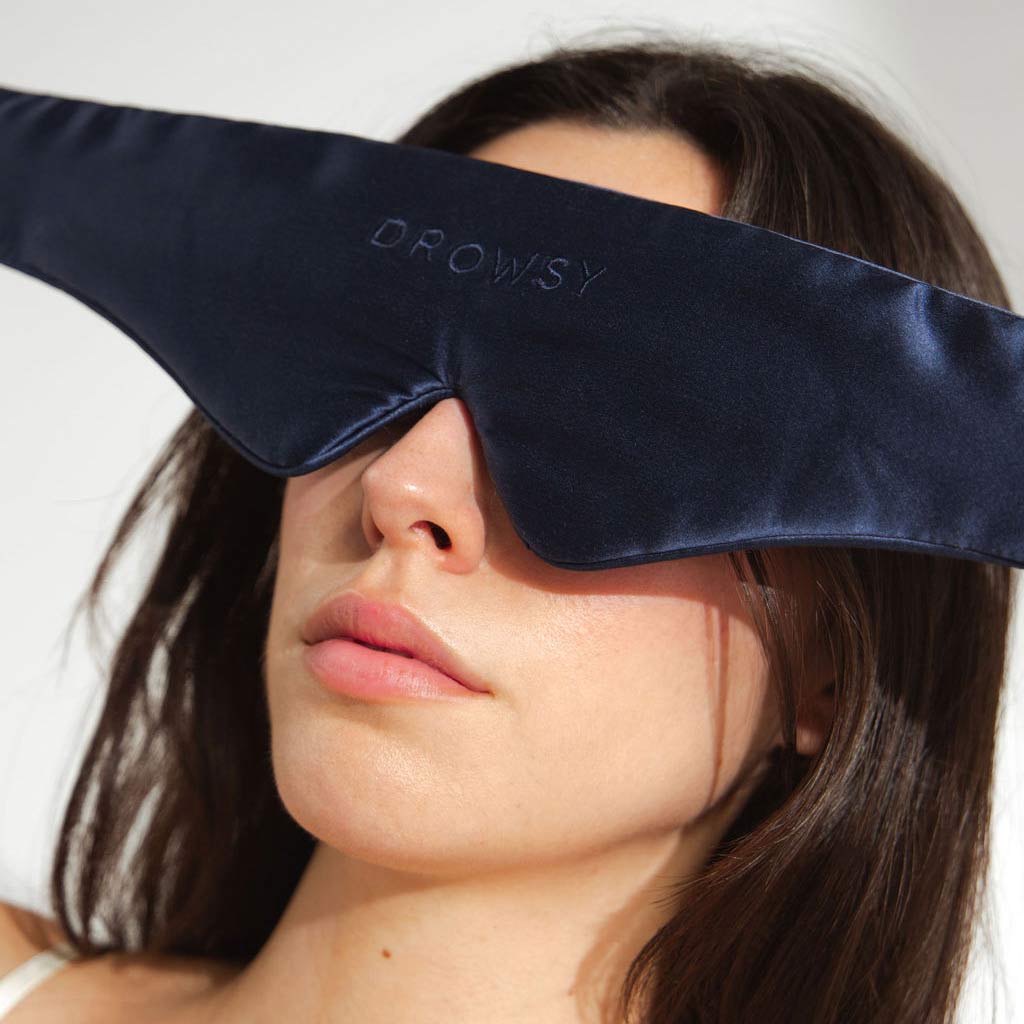 Midnight Blue Featherweight Silk Sleep Mask-3
