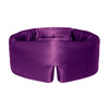 Model wearing Drowsy Purple Martini Silk Sleep Mask