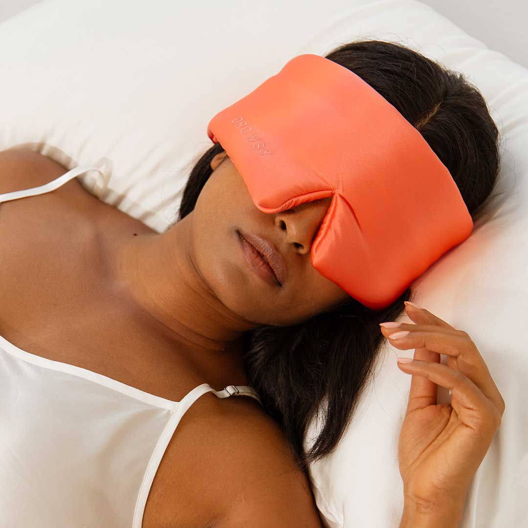 Summer Coral Silk Sleep Mask: Luxurious Comfort for Sleep